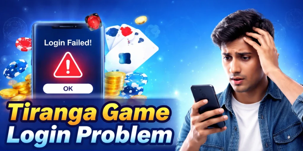 Tiranga Game Login Problem